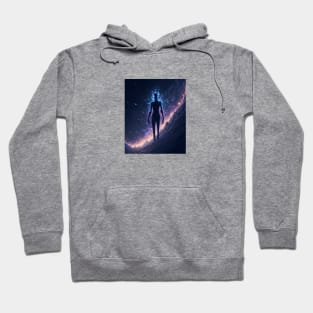 Enderman in Dark and Mysterious Landscape Hoodie